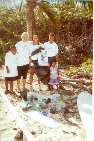 North Side Beach Clean up - October 2000