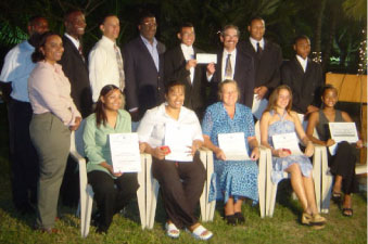 Commonwealth Youth Services' Award presentation