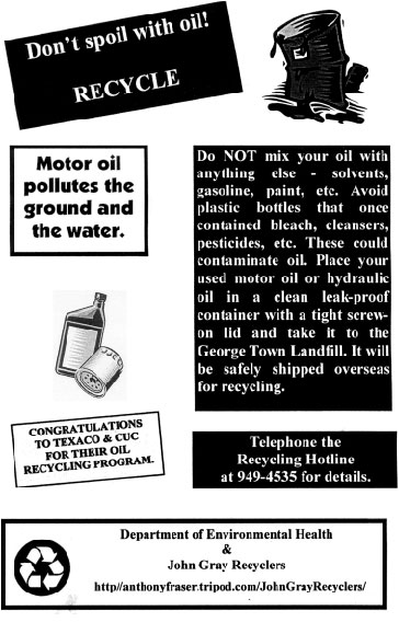 Waste Oil Information Leaflet